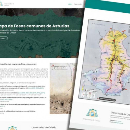 Mapa fosas Asturias